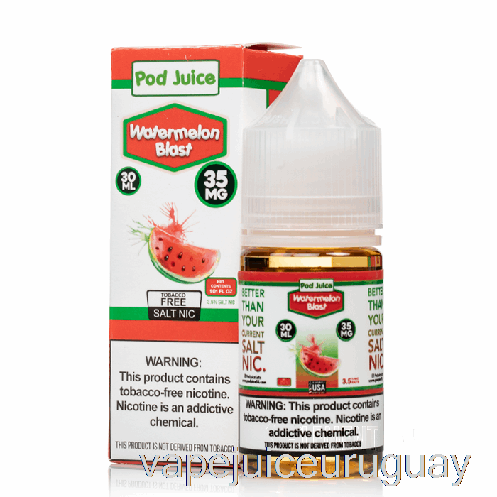 Explosión De Sandía - Jugo De Vaina - 30ml 55mg Vape Uruguay